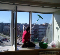 Мытье окон в однокомнатной квартире Усть-Кинельский